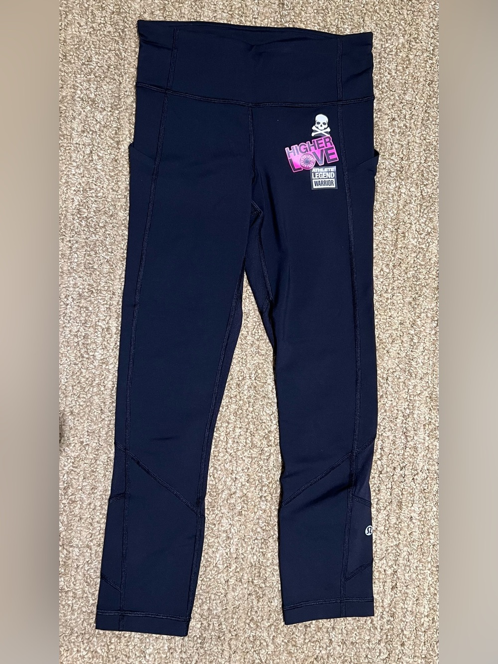 Black Lululemon x SoulCycle Leggings